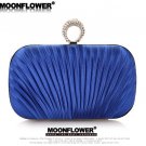 Designer Formal Satin Ruffles Rhinestones Bling Evening Bags For Women Online