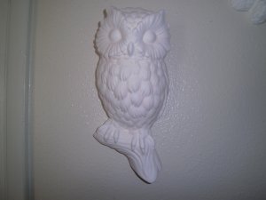 B62 Owl on Limb Plaque