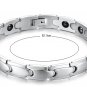 New Titanium Steel Men Lady Energy Balance Germanium Stones Couple Bracelet Gift free shipping