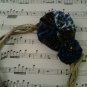 African print braided gold hair band