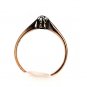 Antique 14 Kt Yellow Gold Old European Cut Diamond Engagement Ring Circa Early 1900s