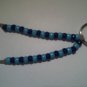 light blue/dark blue keychain