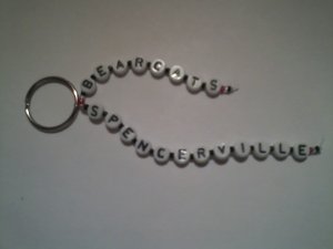 spencerville bearcats keychain