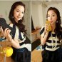 New White Resin Butterfly Flower Dangle Hook Earrings Korean Style
