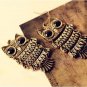 Nice HOT Retro Cinnamon Color Owl Fashion Earrings