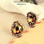 Unique Antiqued Retro Style Vintage leopard Stud Earrings