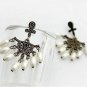 Vintage Ornate Retro Palace Style Pearl Drop Earrings Earring