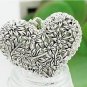 Ancient Flower Heart Retro Style Sweater Necklace
