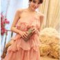 Elegant Lady Woman Chiffon Sexy One Shoulder Slim Mini Dress