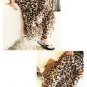Elegant Lady Woman&acirc;��s Leopard Girdling Chiffon Spaghetti Strap Longuette Dress