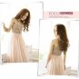 NEW Loose Fashions Evening Bridesmaid Lady Women's Sexy Lace Strapless Longuette Dress