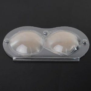 Magical Silicone Gel Flower Shape Sexy Nude Bra (Nude)