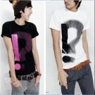 Fashion Originality Exclamation & Question Mark LOVE OF T-SHIRT Black