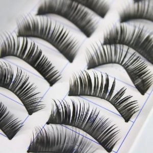 10 Pair Thick Long False Eyelashes Eye Lashes Makeup