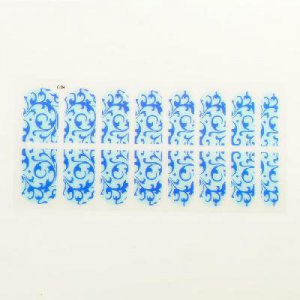 16 Style Nail Art Patch Decoration Sticker Foils Decals