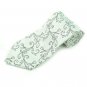 Light Green Arabesquitic Silk Classic Woven Man Tie Necktie