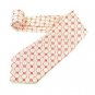 Red Lattice Silk Classic Woven Man Tie Necktie
