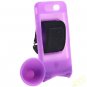 Novel Silicone Soft Protective Case Amplifier Horn with Bicycle Bracket for Apple iPhone 4G