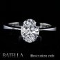 Certified 1.03 Carat D/SI2 Oval Solitaire Diamond Engagement Ring 14k White Gold