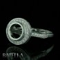 Semi Mount Mounting .80 E-F/VS1-VS2 Round Diamond Engagement Ring 14k White Gold