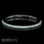 0.17 Ct E-F/VVS2-VS1 Round Brilliant Diamonds Wedding Band Ring 14k White Gold