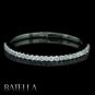 0.17 Ct E-F/VVS2-VS1 Round Brilliant Diamonds Wedding Band Ring 14k White Gold