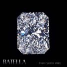 GIA Certified 0.77 Carat E Colorless SI1 Radiant Cut Natural White Loose Diamond