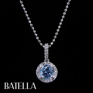 0.56 Ct Natural Citrine Gemstone & Round Diamonds Pendant Chain 14k Yellow Gold