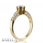 Certified 1.01 Carat E/VS2 Natural Round Diamond Engagement Ring 18k Yellow Gold