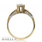 Certified 0.93 Ct F/SI2 Round Cut Diamond Engagement Ring 18k Yellow Gold Womens