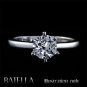 Solitaire Setting Mounting For .50-1.20ct Round Diamond Engagement Ring 18k Gold