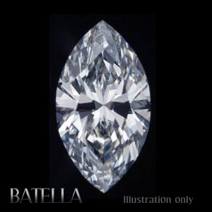 EGL Certified 1.02 Carat D Color SI2 Clarity VG Marquise Cut White Loose Diamond