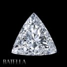 GIA Certified .64 Carat E VVS2 Clarity Triangle,Trillion Cut White Loose Diamond