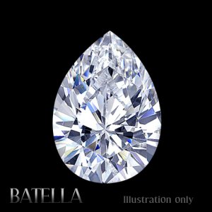 EGL Certified 1.49 Carat Natural D SI2 Clarity VG Pear Cut White Loose Diamond
