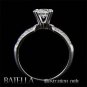 Certified 1.62 Ct H/SI2 Round Pave Diamonds Engagement Ring 18k White Solid Gold