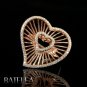 .90 Ct Round Cut White Zircons Heart Forever Pink Sterling Silver 925 Women Ring