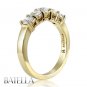 0.94 Ct I-J VS2-SI1 Natural Round Cut Diamond Wedding Band 14k Yellow Solid Gold