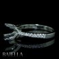 Diamond Engagement Ring Setting Mounting 14k White Gold