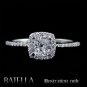 Semi Mount Mounting Setting Round E-F/VVS2-VS1 Engagement Ring 14k White Gold