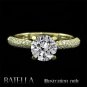 Semi Mount Mounting Setting Round E-F/VVS2-VS EX Engagement Ring 14k Yellow Gold