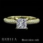 Semi Mount Mounting Setting Round E-F/VVS2-VS EX Engagement Ring 14k Yellow Gold