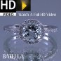 1.40 Ct Green Quartz Gemstone & Natural E SI2 Round Diamonds Ring 14k White Gold