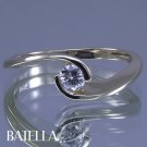 0.17 Carat I SI2 EX Cut Solitaire Round Diamond Engagement Ring 14k Yellow Gold