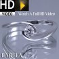 0.17 Carat F SI3 EX Cut Solitaire Round Diamond Engagement Ring 14k White Gold