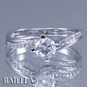 Certified .65 Ct I/VVS1 EX Vintage Style Diamonds Engagement Ring 14k White Gold