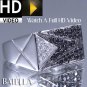 0.51 Ct Black & White E-F VVS2 EX Cut Round Diamonds Band Ring 14k W Gold Unisex