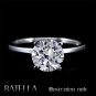 EGL Certified 1 Ct F/SI2 Round Solitaire Diamond Engagement Ring 14k White Gold