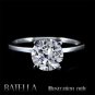 EGL Certified 1 Ct F/SI2 Round Solitaire Diamond Engagement Ring 14k White Gold