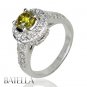 1.03 Ct Natural HPHT Fancy VVS2 Round Diamond Engagement Hallo Ring 18k W Gold