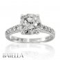 EGL 1.63 Carat I SI1 Natural Round Cut Diamonds Engagement Ring 18k White Gold